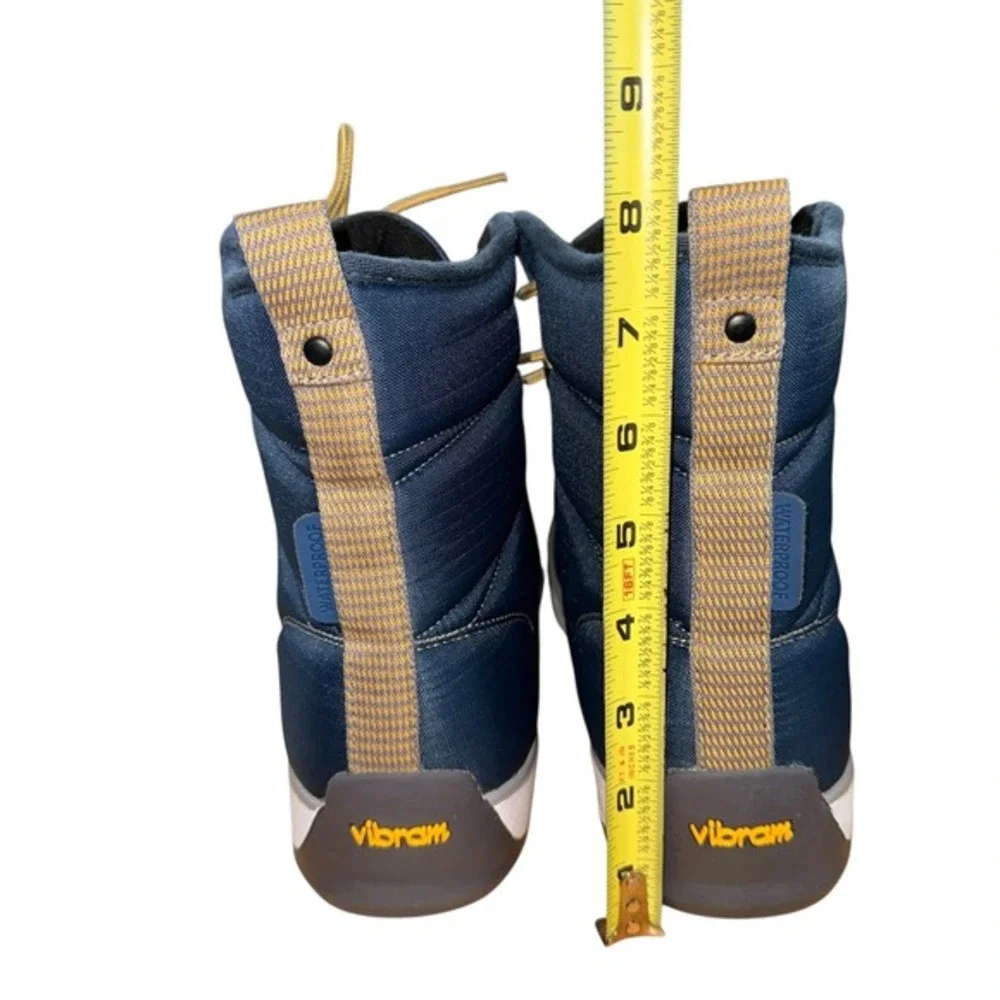 NEW Kamik Spencern Mens 9 Winter Boots -30C Blue Waterproof Insulated Vibram‎